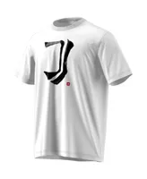 Men's adidas White Juventus Chinese Calligraphy T-shirt