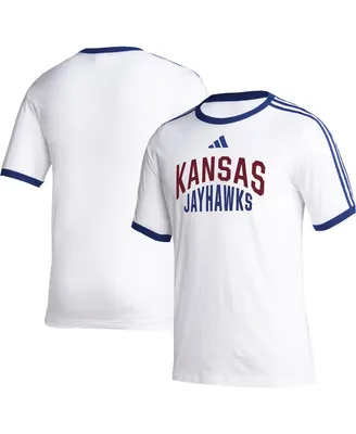 Men's adidas White Kansas Jayhawks Arch T-shirt