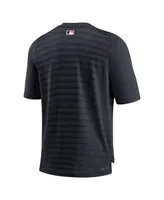 Men's Nike Navy Detroit Tigers Authentic Collection Pregame Raglan Performance V-Neck T-shirt