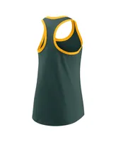 Women's Nike Green Oakland Athletics Tech Tank Top