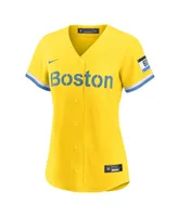 Women's Nike David Ortiz Gold Boston Red Sox City Connect Replica Player Jersey