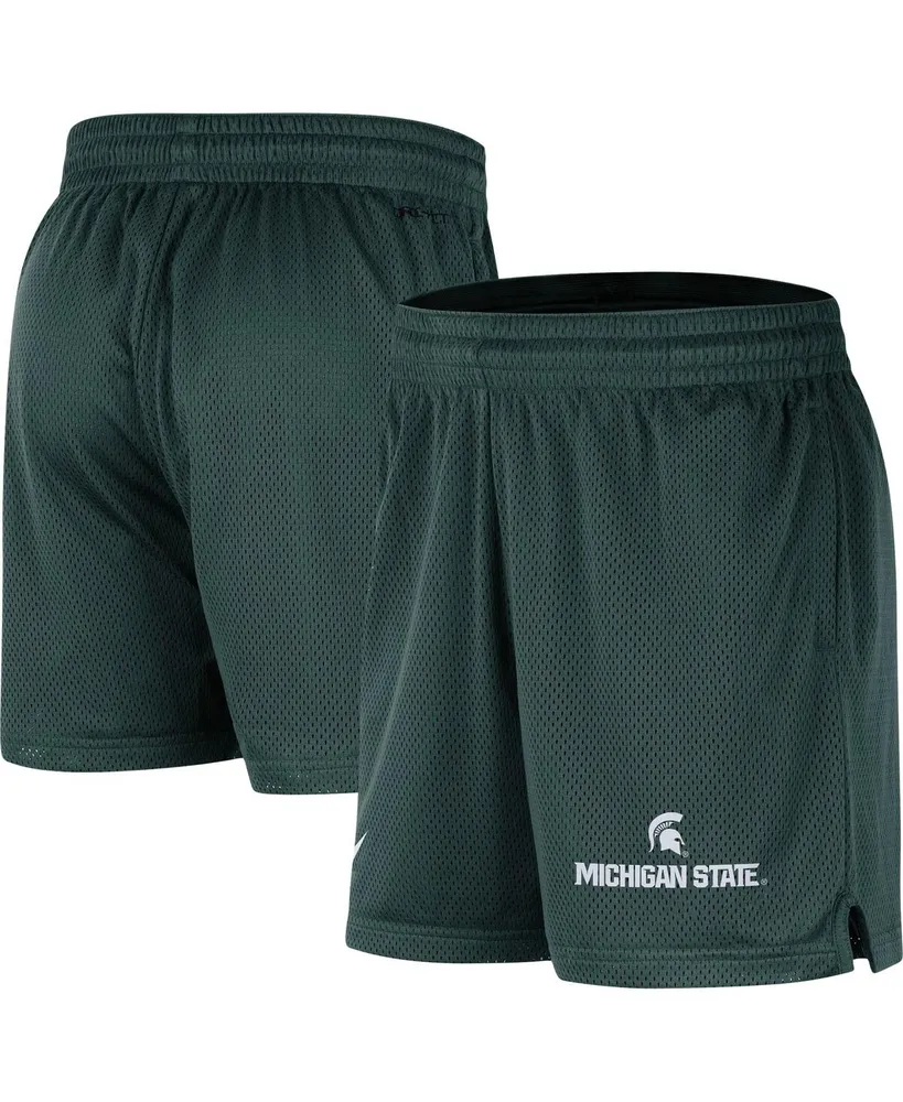 Men's Nike Green Michigan State Spartans Mesh Performance Shorts