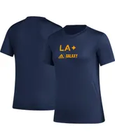 Women's adidas Navy La Galaxy Aeroready Club Icon T-shirt