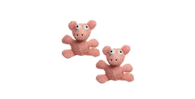Mighty Microfiber Ball Pig, 2-Pack Dog Toys