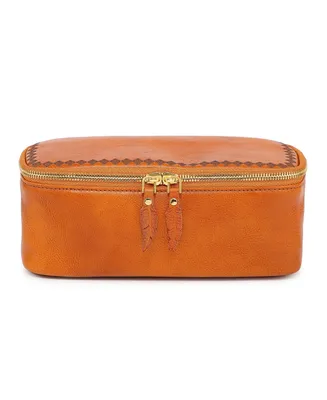 Celosia Rectangular Leather Jewelry Case