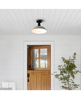 Camila 14" 1-Light Classic Industrial Indoor