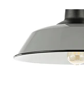 Camila 14" 1-Light Classic Industrial Indoor