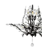 Diantha 28.5" 7-Light Contemporary Bohemian Iron, Acrylic Led Pendant