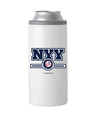 New York Yankees 12 Oz Letterman Slim Can Cooler