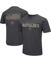 Men's Colosseum Heather Black Colorado Buffaloes Big and Tall Oht Military-Inspired Appreciation Playbook T-shirt