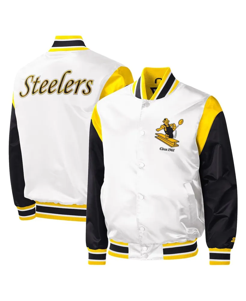 Pittsburgh Steelers Starter Extreme Full-Zip Hoodie Jacket - Black