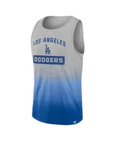 Men's Fanatics Gray, Royal Los Angeles Dodgers Our Year Tank Top