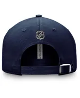 Men's Fanatics Navy Columbus Blue Jackets Authentic Pro Rink Adjustable Hat