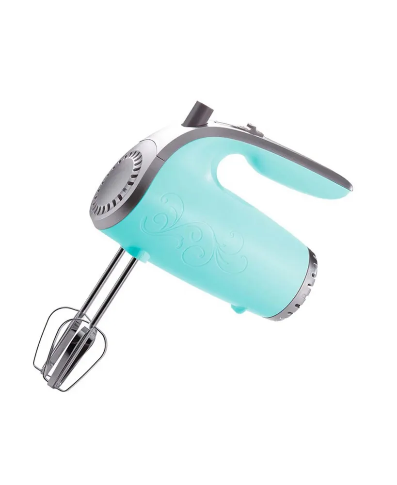 Brentwood Lightweight 5 Speed 150 Watt Electric Hand Mixer in Blue