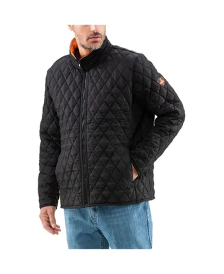 RefrigiWear Big & Tall Lightweight Warm Insulated Diamond Quilted Jacket