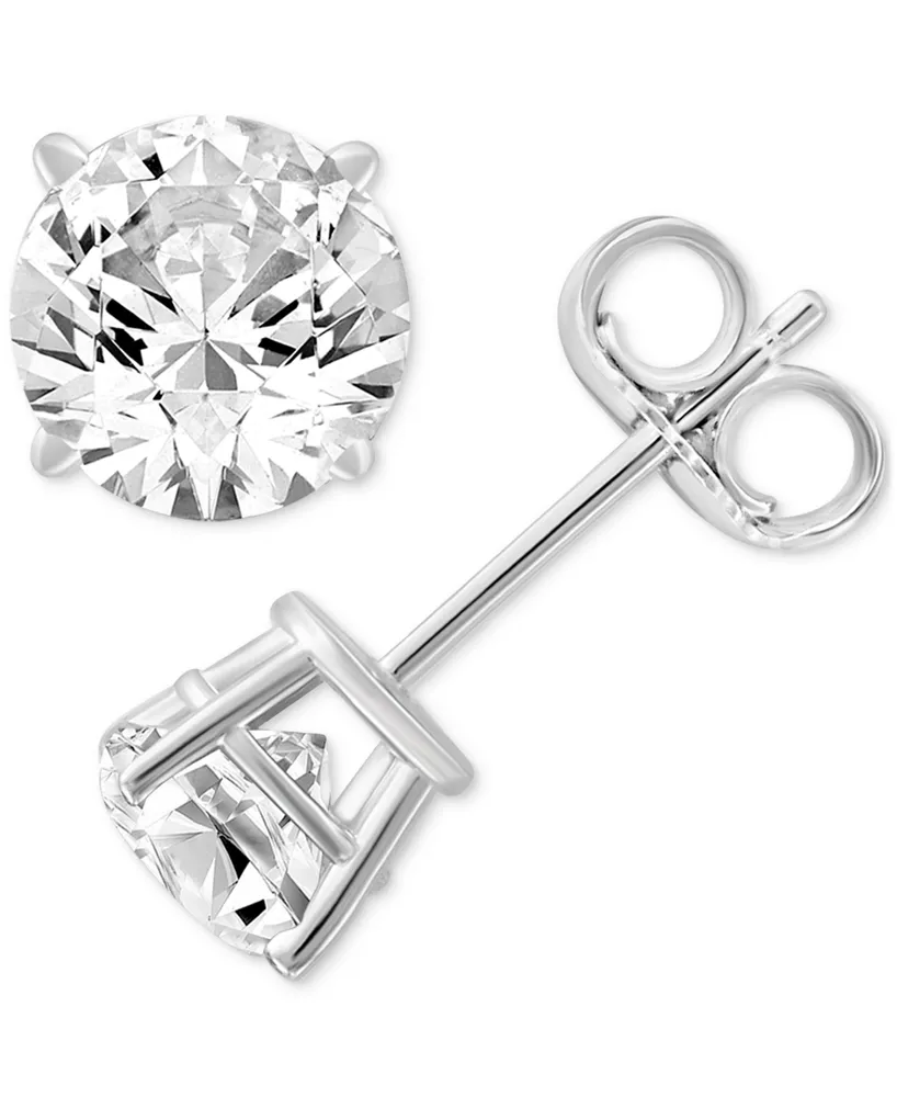 Diamond Stud Earrings (3/8 ct. t.w.) in 14k White Gold