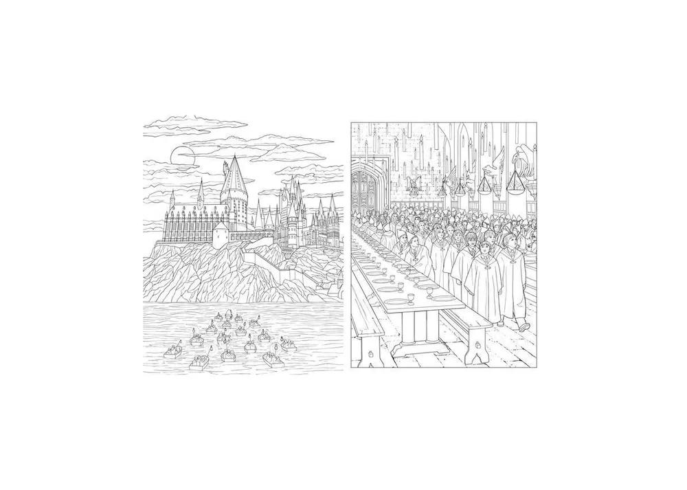 Harry Potter: An Official Hogwarts Coloring Book by Insight Editions