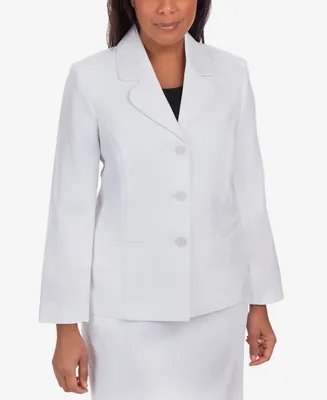 Alfred Dunner Petite Classics Women's Basic Lightweight Blazer