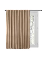 Ricardo Chevron 80C/20P Sustainable Unlined Rod Pocket w/Back Tabs Patio Curtain Panel 96"W x 84"L