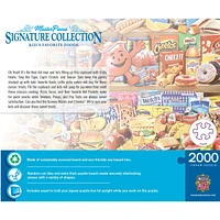 Masterpieces Signature Collection - Kids' Favorite Foods 2000 Piece Jigsaw Puzzle