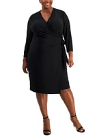 Anne Klein Plus Classic Wrap Dress