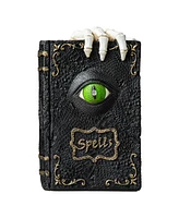 Glitzhome 7.75" H Halloween Lighted Ghostbuster Resin Book