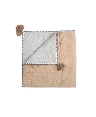 Crane Baby Baby Boys or Baby Girls Ezra Copper Quilted Blanket