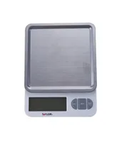 Taylor Digital Kitchen Scale with Removable Stainless Tray Set