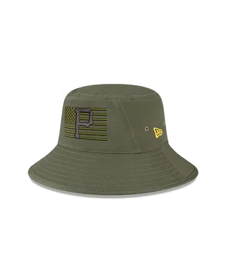 Men's New Era Green Pittsburgh Pirates 2023 Armed Forces Day Bucket Hat