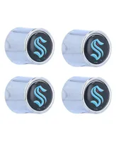 Seattle Kraken 4-Pack Valve Stem Cover Set