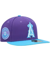 Men's New Era Purple Los Angeles Angels Vice 59FIFTY Fitted Hat