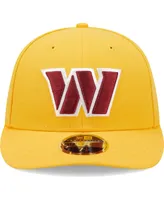 Men's New Era Gold Washington Commanders Omaha Low Profile 59FIFTY Fitted Hat