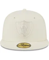 Men's New Era Cream Las Vegas Raiders Color Pack 59FIFTY Fitted Hat