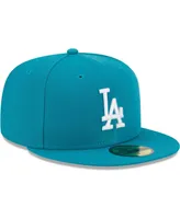 Men's New Era Turquoise Los Angeles Dodgers 59FIFTY Fitted Hat