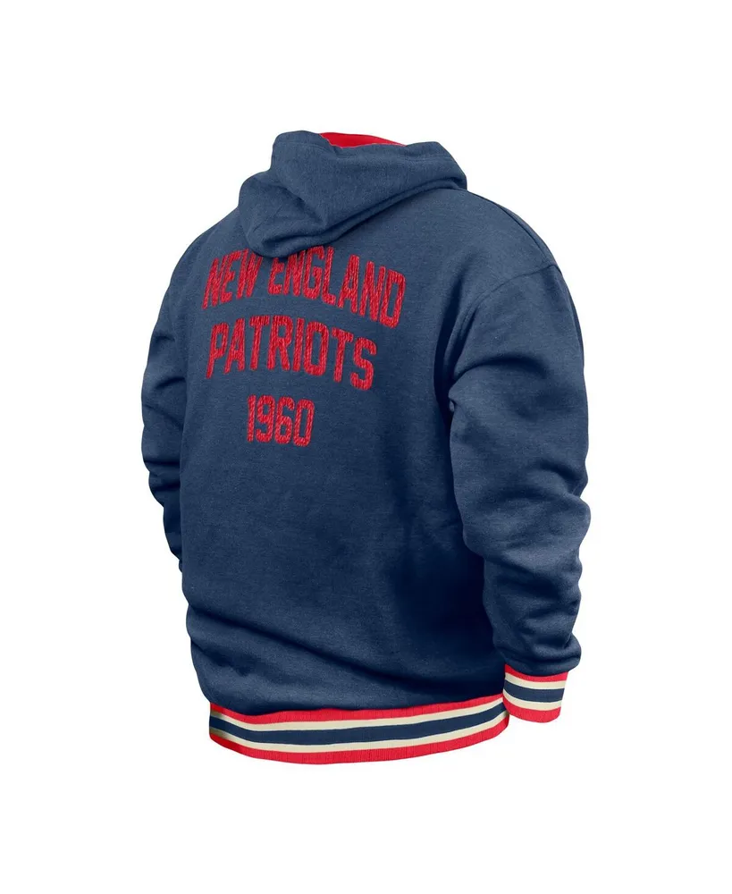 Men's New Era Navy England Patriots Big and Tall Nfl Pullover Hoodie