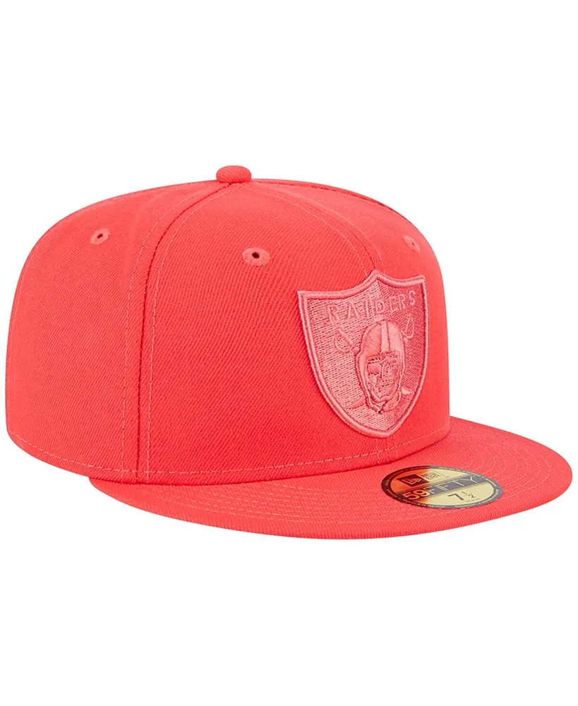 Men's New Era Red Las Vegas Raiders Color Pack Brights 59FIFTY Fitted Hat