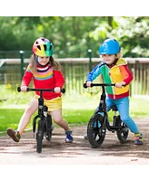 Costway 11'' Kids Balance Bike w/ Footrest No Pedal Toddler Training Bike