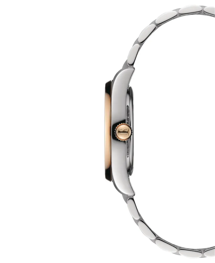 Certina Women's Swiss Ds-8 Moon Phase Two-Tone Stainless Steel Bracelet Watch 33mm