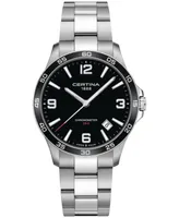 Certina Men's Swiss Ds-8 Stainless Steel Bracelet Watch 42mm