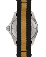 Certina Men's Swis Automatic Ds Action Black & Orange Synthetic Strap Watch 43mm