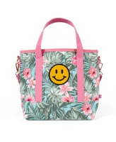 Shady Lady Hawaiian Medium, 100% Cotton Canvas Carryall Tote Bag