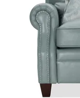 Closeout! Marick 93" Leather Roll Arm Sofa, Created for Macy's