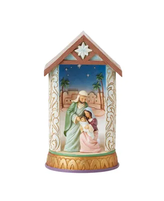 Jim Shore Holy Family Lighted Diorama Figurine