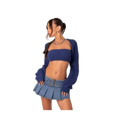 Cori two piece knitted bandeau top