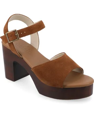 Journee Signature Women's Katana Platform Sandals