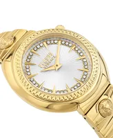 Versus Versace Women's Two-Hand Quartz Tortona Gold-Tone Stainless Steel Bracelet 38mm