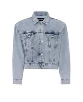 Nocturne Women's Printed Jean Jacket