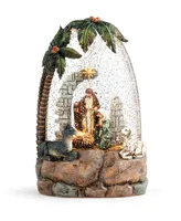 Napco Led Nativity Water Globe