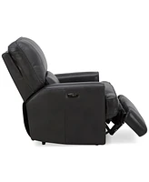 Closeout! Binardo 40" Zero Gravity Leather Power Recliner, Created for Macy's