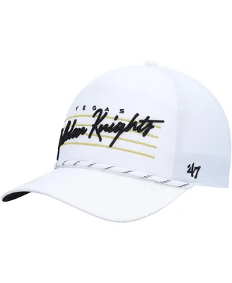 Men's '47 Brand White Vegas Golden Knights Downburst Hitch Snapback Hat